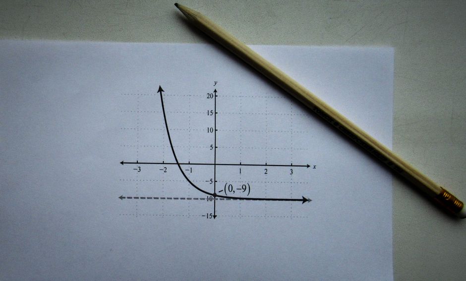 handwritten graph with line of best fit