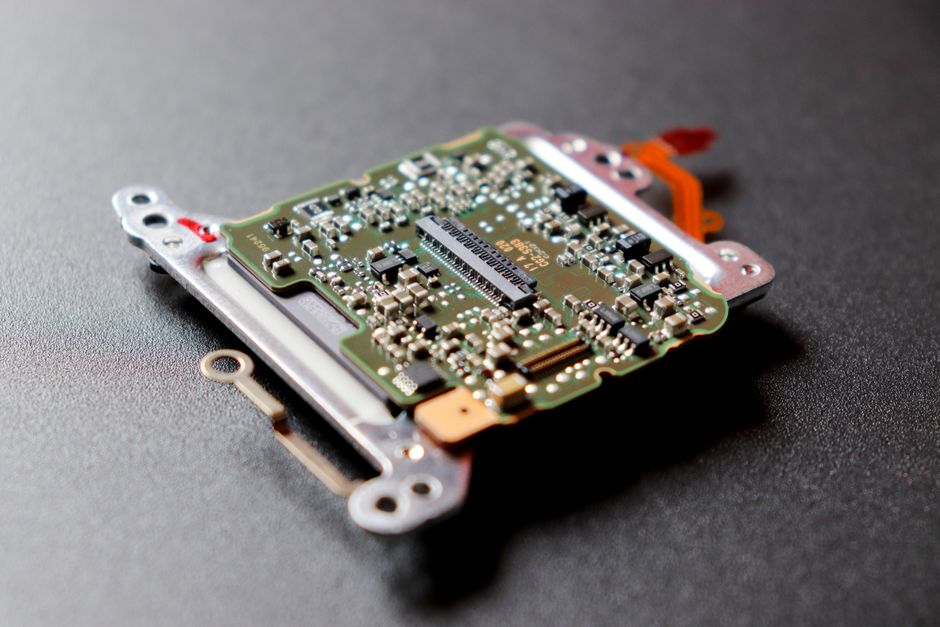 circuit board with embedded camera sensor