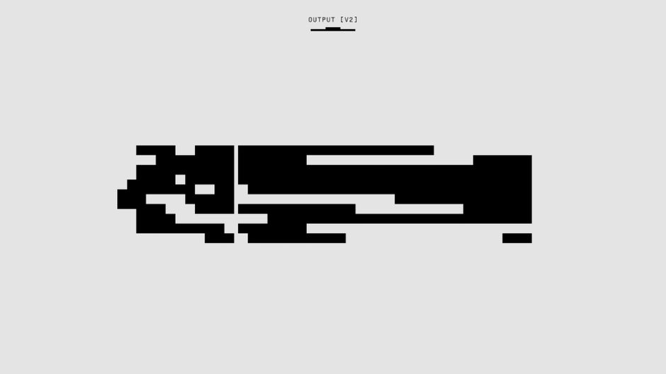 macro photo of pixelated grayscale image