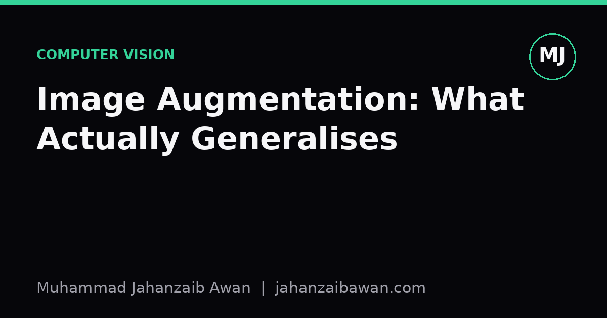 Cover image for the article: Image Augmentation: What Actually Generalises