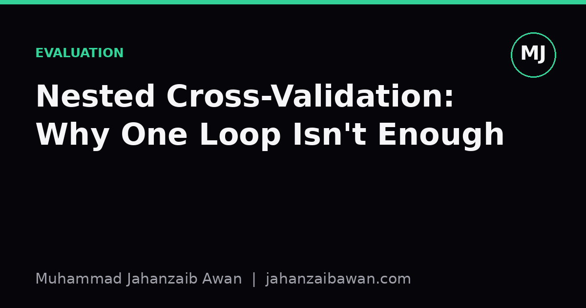 Cover image for the article: Nested Cross-Validation: Why One Loop Isn't Enough
